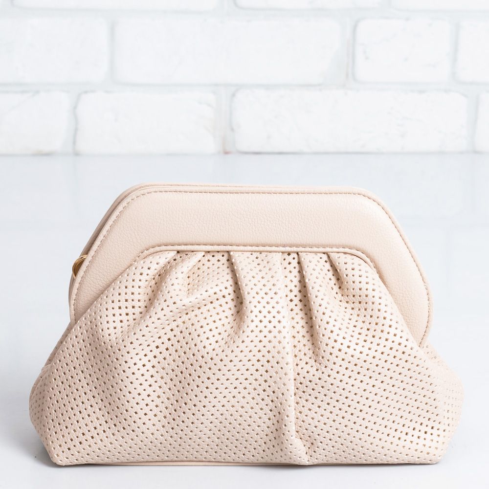 Дамска чанта, портмоне в бежово Дамска чанта, портмоне в бежово