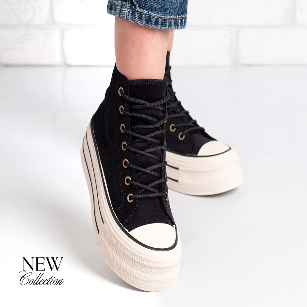 Дамски кецове в черно Дамски кецове в черно