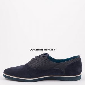 Мъжки обувки в тъмно синьо