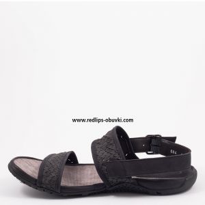 Мъжки сандали в черно