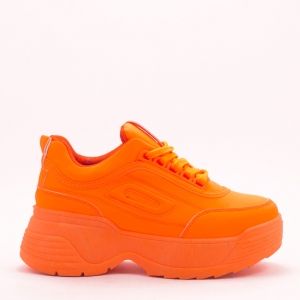 Дамски маратонки в оранжево