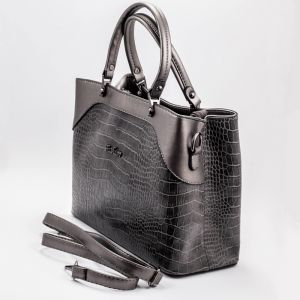 Дамска чанта в сиво