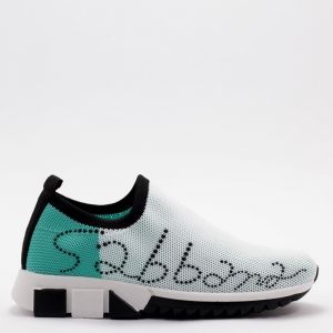 Дасмки спортни обувки в бяло и зелено