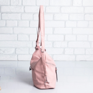 Дамска чанта-раница в розово