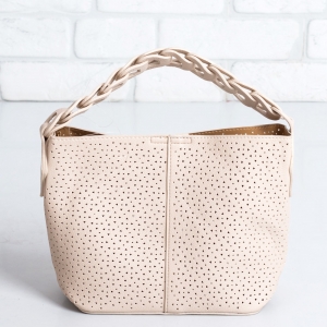 Дамска чанта в бежово