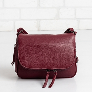 Дамска чанта в бордо