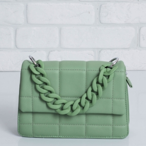 Дамска чанта в светло зелено
