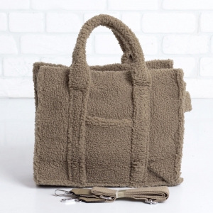 Дамска чанта в таупе