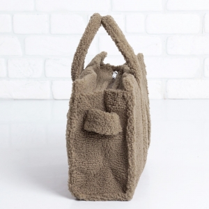 Дамска чанта в таупе