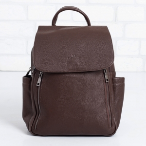 Дамска раница в кафяво