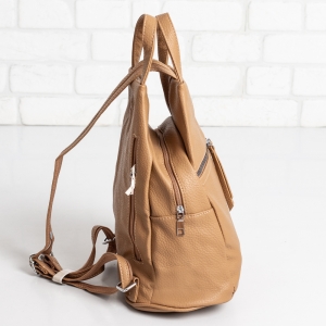 Дамска раница в камел