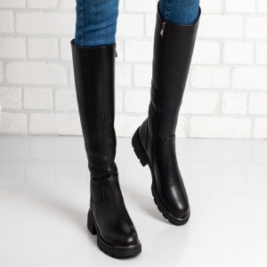 Дамски ботуши в черно