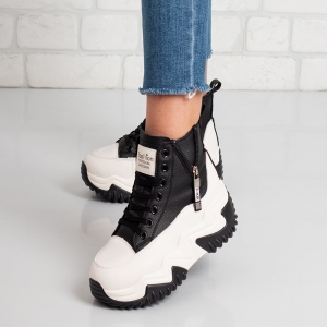 Дамски кецове в черно и бяло