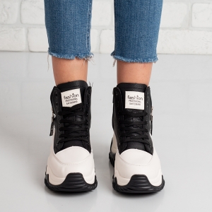 Дамски кецове в черно и бяло