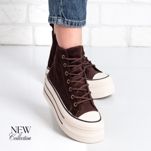 Дамски кецове в кафяво