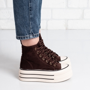 Дамски кецове в кафяво