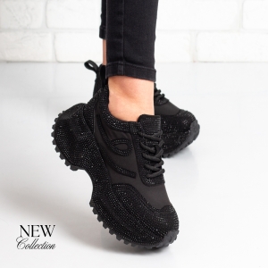 Дамски маратонки в черно