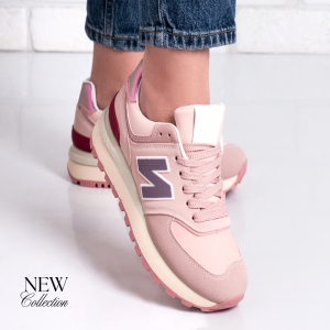 Дамски маратонки в розово