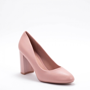 Дамски обувки на ток в розово